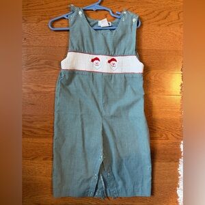 Santa Claus Hand Smocked Jon Jon